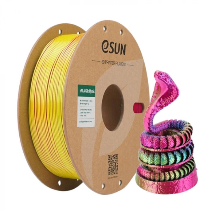 Esun Kırmızı - Sarı - Mavi ePLA-Silk Mystic Filament 1.75 mm 1000gr