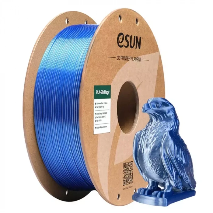 Esun Mavi - Gümüş ePLA-Silk Magic Filament 1.75 mm 1000gr