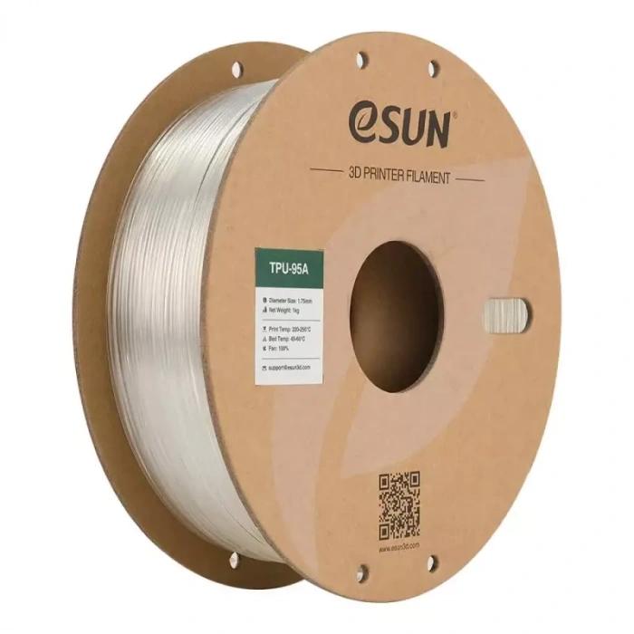 Esun Natural TPU-95A Filament 1.75 mm 1000gr