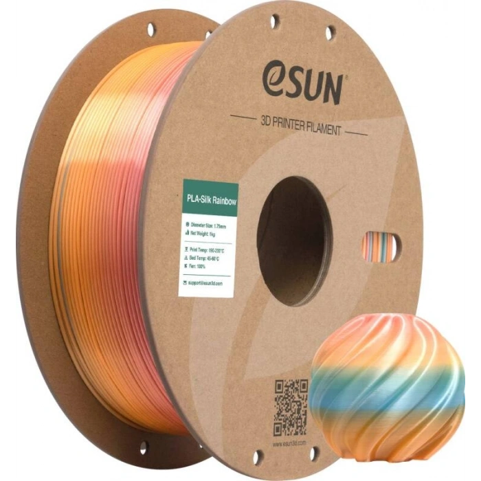 Esun Rainbow Dragon Palace ePLA-Silk Filament 1.75 mm 1000gr