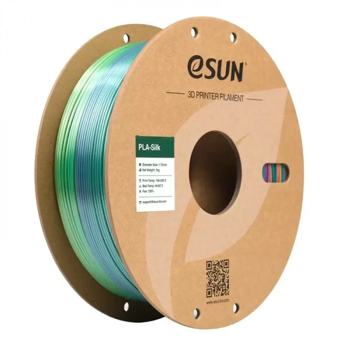 Esun Rainbow Mercan (Coral) ePLA-Silk Filament 1.75 mm 1000gr