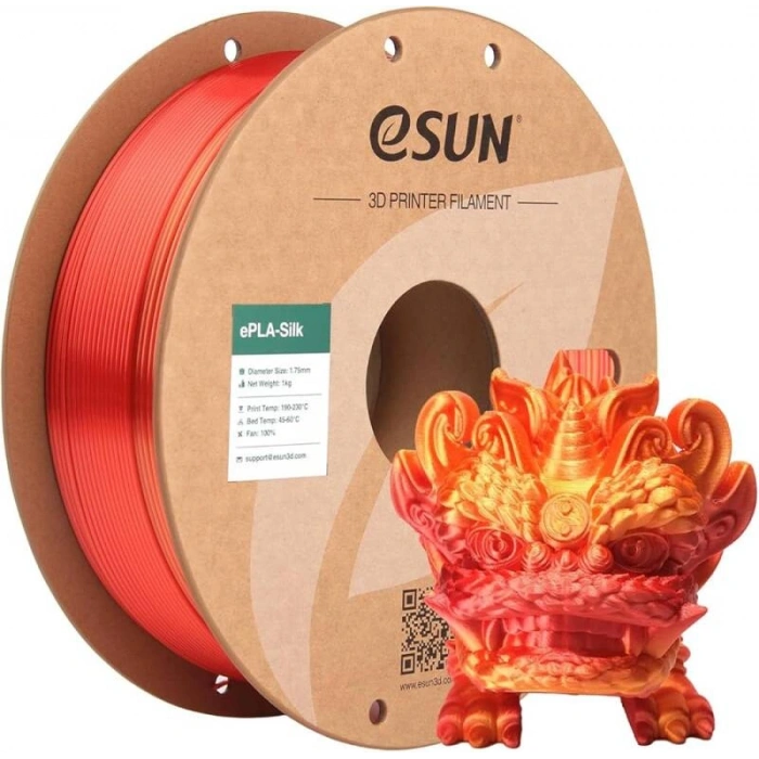 Esun Rainbow Scorching Sun ePLA-Silk Filament 1.75 mm 1000gr