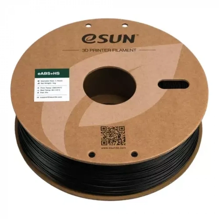 Esun Siyah ABS+HS Filament 1.75 mm 1000gr