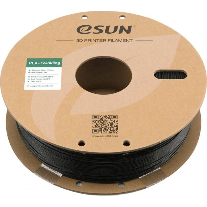 Esun Siyah ePLA-Twinkling Filament 1.75 mm 1000gr