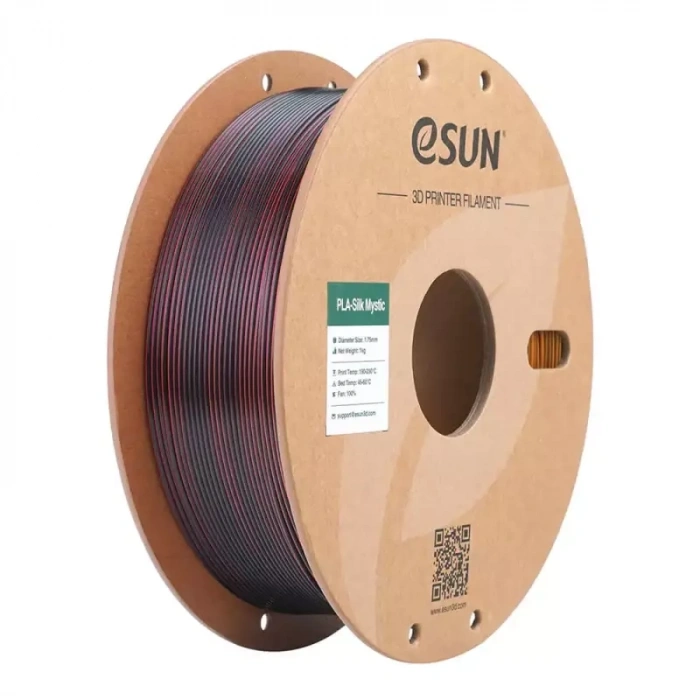 Esun Siyah - Kırmızı - Altın ePLA-Silk Mystic Filament 1.75 mm 1000gr