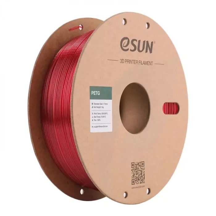 Esun Translucent Magenta PETG Filament 1.75 mm 1000gr