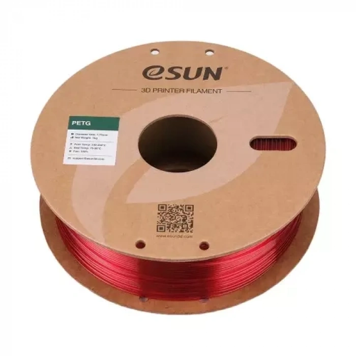 Esun Translucent Magenta PETG Filament 1.75 mm 1000gr