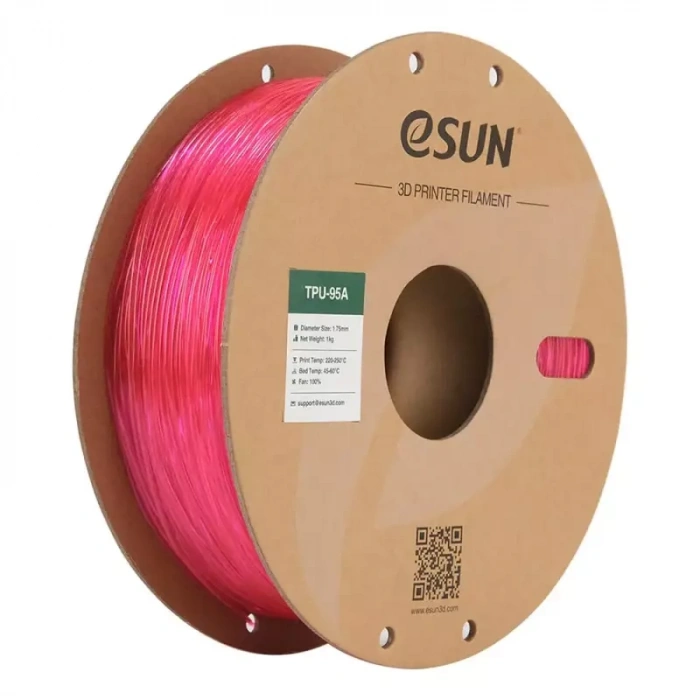 Esun Yarı Saydam Pembe Filament 1.75 mm 1000gr