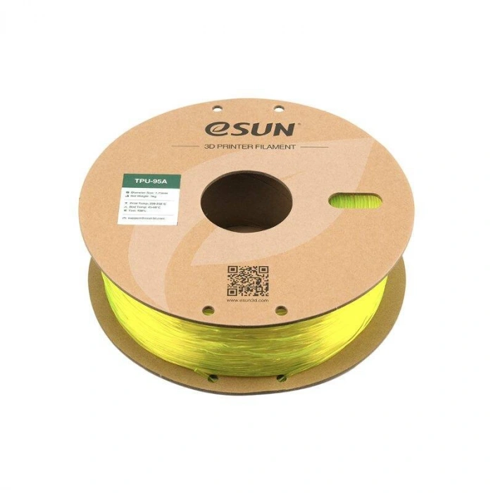 Esun Yarı Saydam Sarı TPU-95A Filament 1.75 mm 1000gr