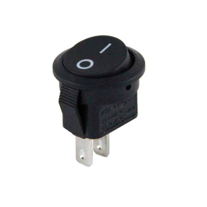 IC-133-5 Yuvarlak Işıksız Anahtar ON-OFF 2P