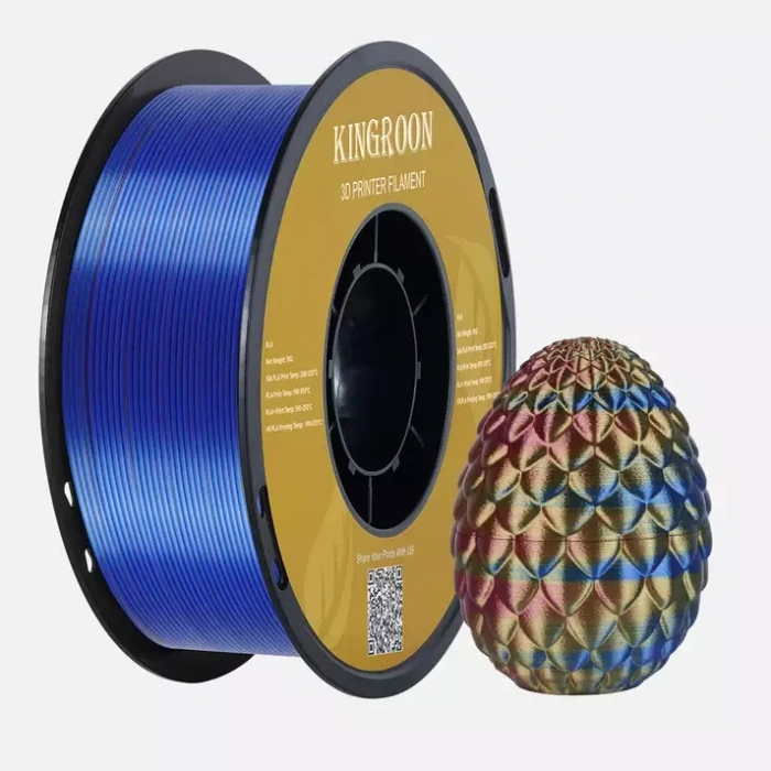 Kingroon 3 Renk Kırmızı - Sarı - Mavi PLA Silk Filament 1.75 mm 1000gr