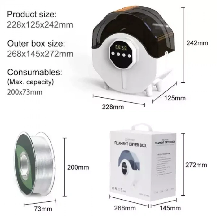 Kingroon 3D-X2 Filament Kurutucu