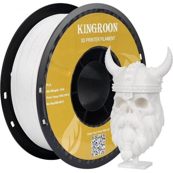 Kingroon Beyaz PLA Filament 1.75 mm 1000gr
