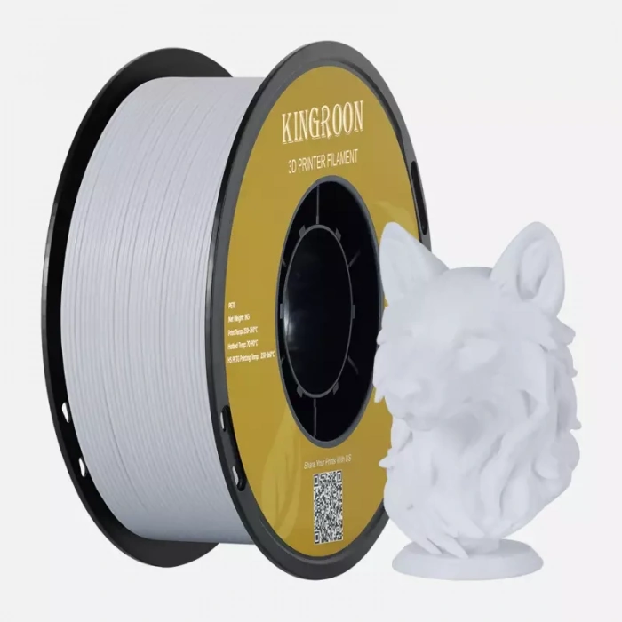 Kingroon Beyaz Rapid PETG Filament 1.75 mm 1000gr
