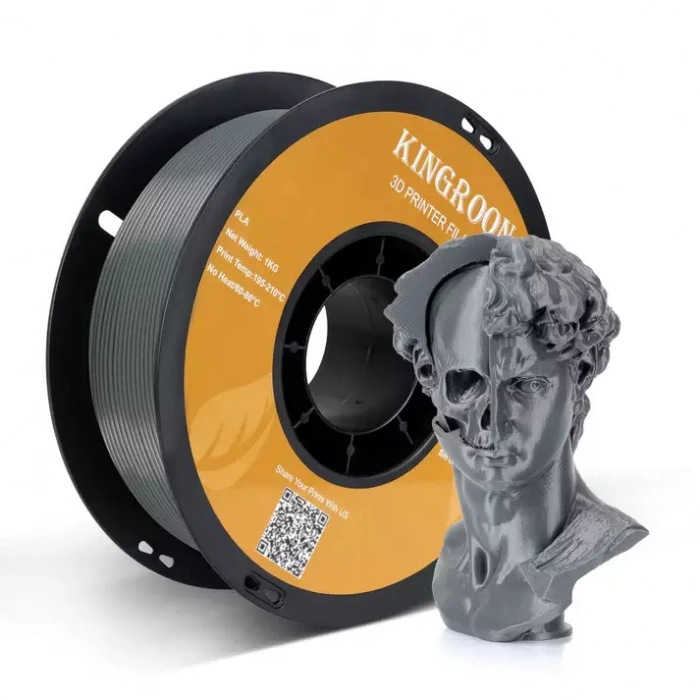 Kingroon Gri PLA Filament 1.75 mm 1000gr