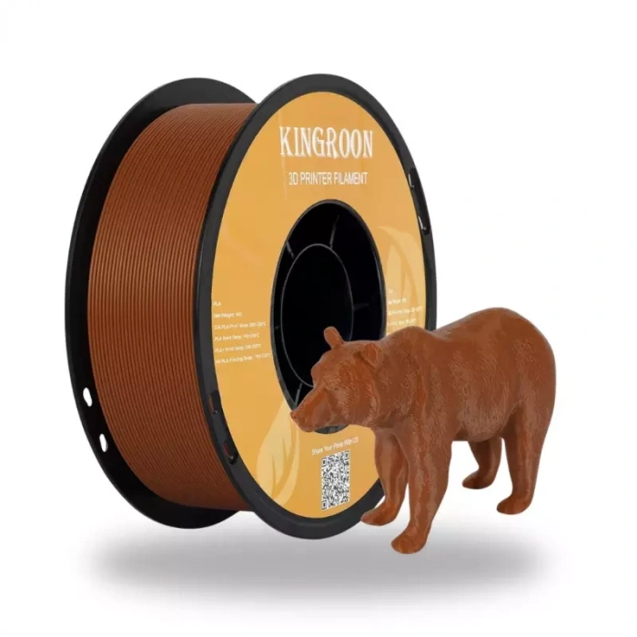 Kingroon Kahverengi PLA Filament 1.75 mm 1000gr