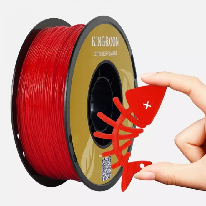 Kingroon Kırmızı TPU-95A Filament 1.75 mm 1000gr