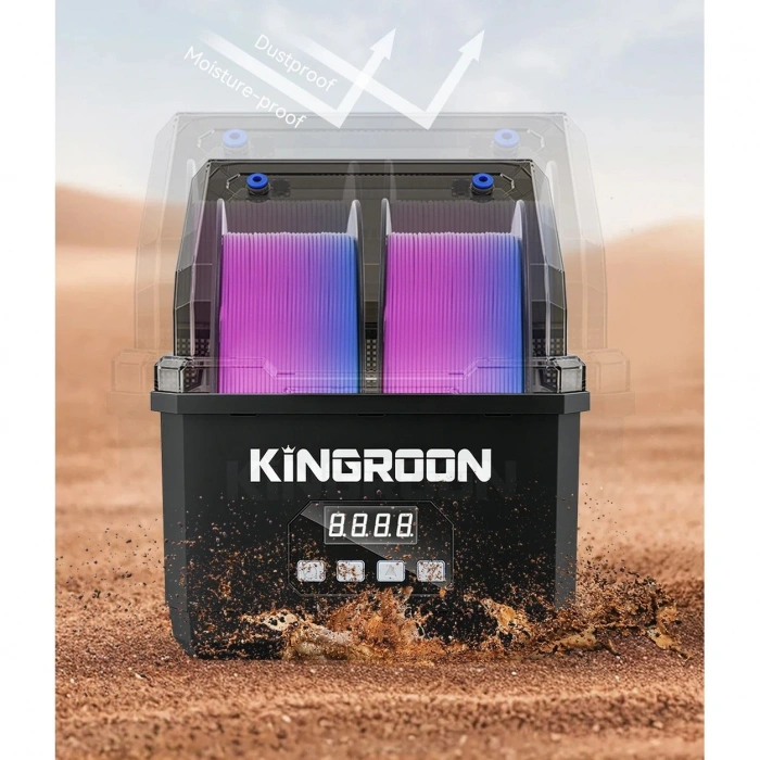 Kingroon KR02 Çift Makaralı Filament Kurutucu