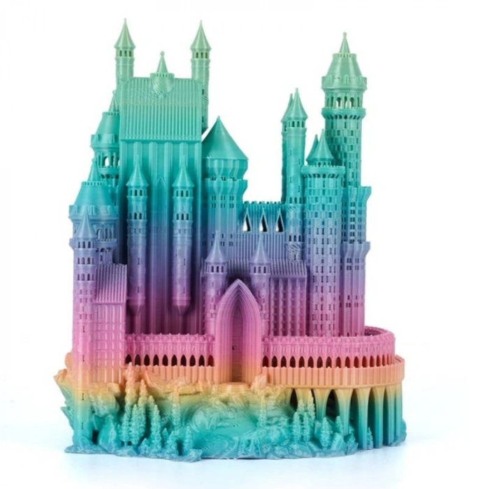 Kingroon Rainbow PLA Matte Gökkuşağı Filament 1.75 mm 1000gr