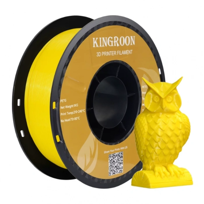 Kingroon Sarı PETG Filament 1.75 mm 1000gr