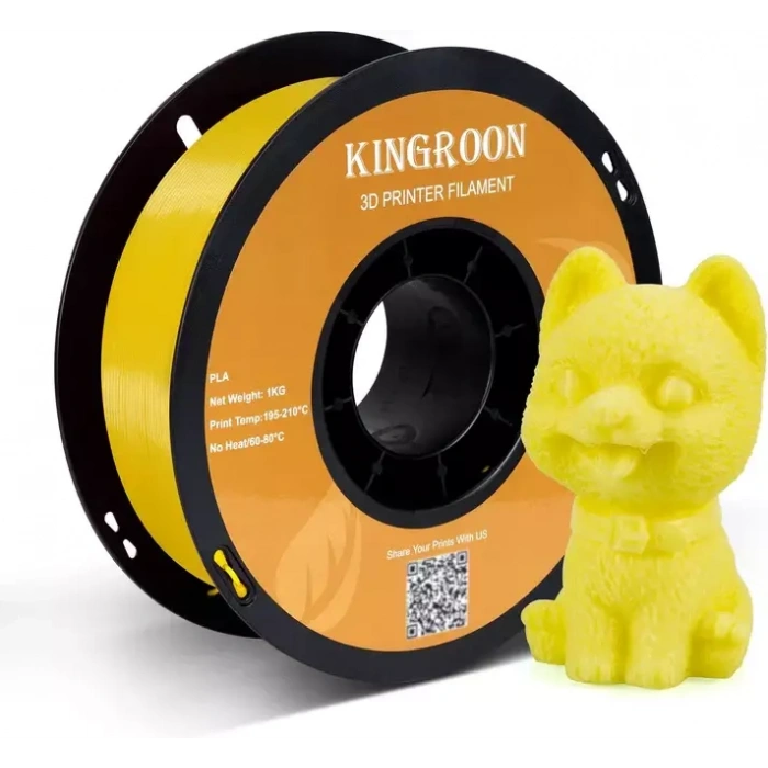 Kingroon Sarı PLA Filament 1.75 mm 1000gr