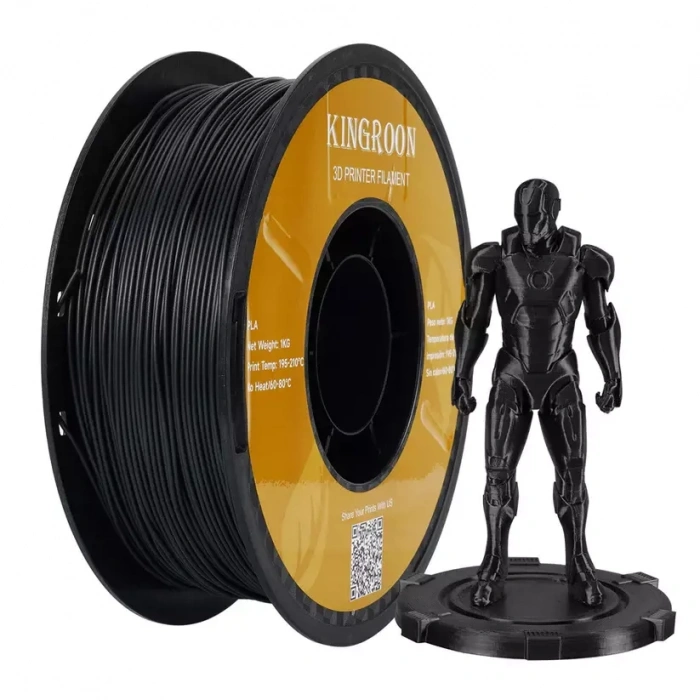 Kingroon Siyah PLA Filament 1.75 mm 1000gr