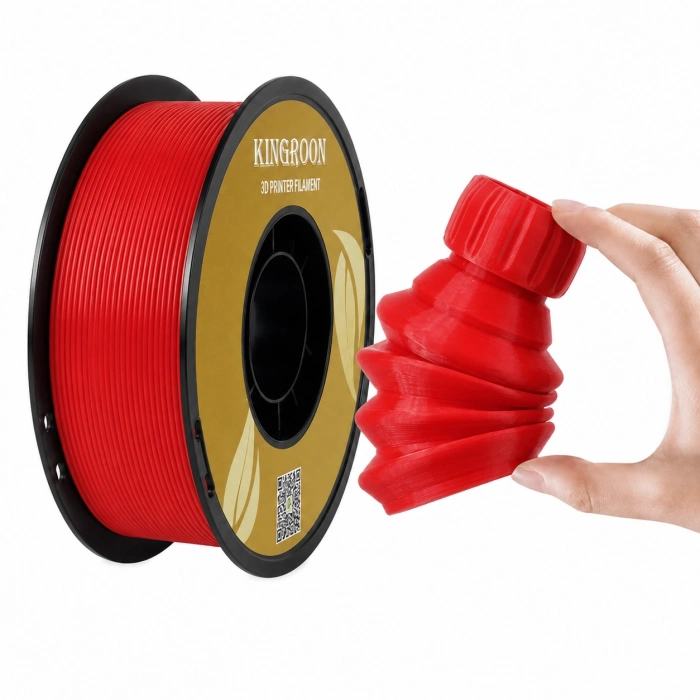 Kingroon TPU-95A Filament Kırmızı 1.75 mm 1000gr