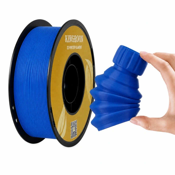Kingroon TPU-95A Filament Mavi 1.75 mm 1000gr