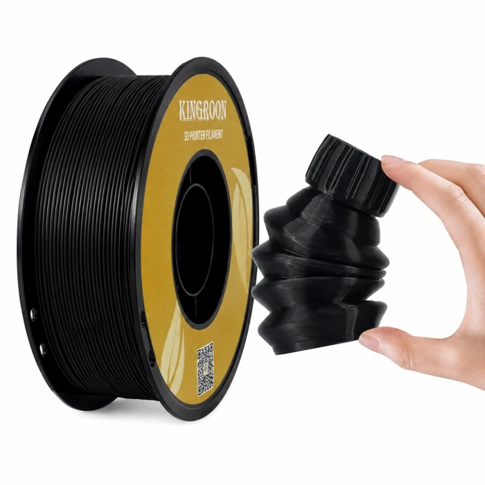 Kingroon TPU-95A Filament Siyah 1.75 mm 1000gr