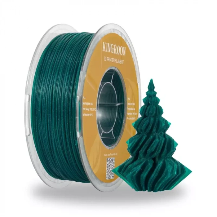 Kingroon Yeşil PLA Twinkling Filament 1.75 mm 1000gr