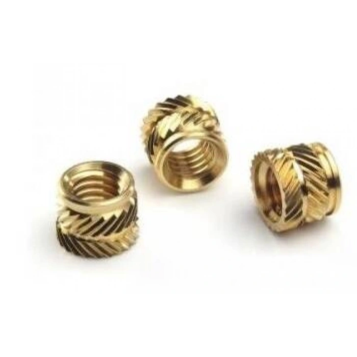 M6x6.8 Pirinç Insert - 10 Adet