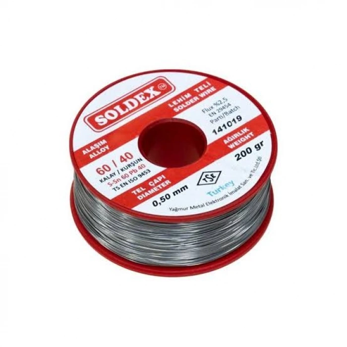 Soldex Lehim Teli - 0.50mm - 200gr