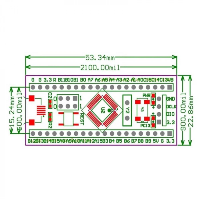 STM32F103C8T6 ARM STM32 Geliştirme Kartı (Klon)