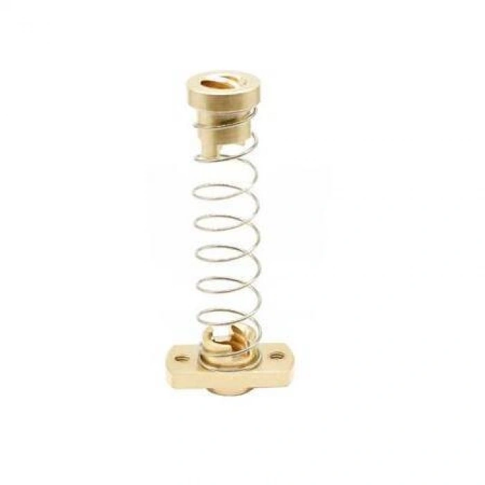 T8 Yaylı Trapez Kesik Somun - 8 Hatve - 4 Start