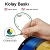 Kingroon 3 Renk Sarı - Mavi - Yeşil PLA Silk Filament 1.75 mm 1000gr