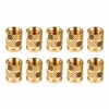 M4x8 Pirinç Insert - 10 Adet - 3D Baskı Uyumlu