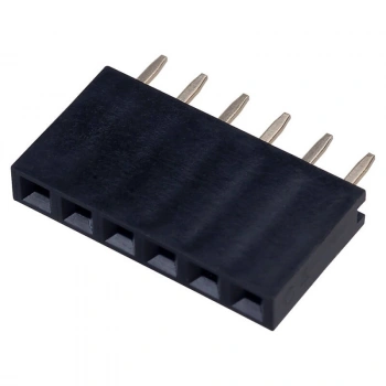 1x6 Pin 2.54 mm Dişi Header