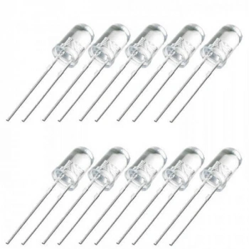 5mm Beyaz Led Paketi - 10 Adet