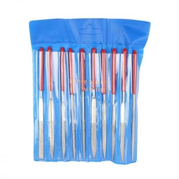 Elmas Uçlu El Zımparası Eğe Seti - 10 Adet