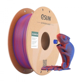 Esun Çift Renk Kırmızı - Mavi PLA-Matte Filament 1.75 mm 1000gr
