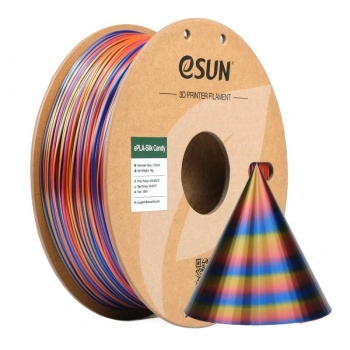 Esun Kırmızı - Altın - Mavi ePLA-Silk Candy Filament 1.75 mm 1000gr