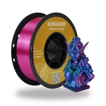 Kingroon 3 Renk Kırmızı - Yeşil - Mavi PLA Silk Filament 1.75 mm 1000gr
