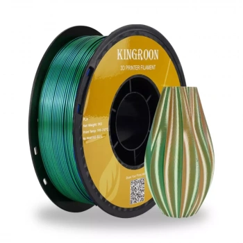 Kingroon 3 Renk Mavi - Yeşil - Turuncu PLA Silk Filament 1.75 mm 1000gr