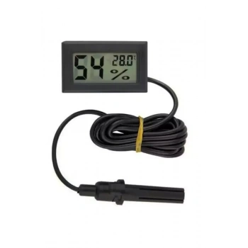 Mini Dijital Problu Termometre - Sıcaklık/Nem Ölçer
