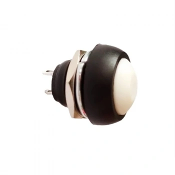 PBS-33B Push Buton Oval - Beyaz - Mantar Buton