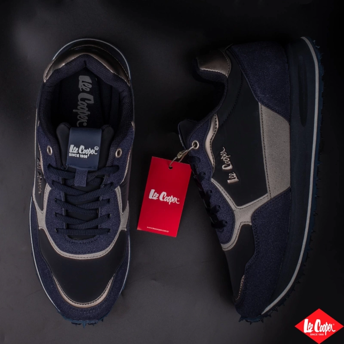 Lee Cooper Tırtıklı Mevsimlik Erkek Soft Sneaker Lacivert