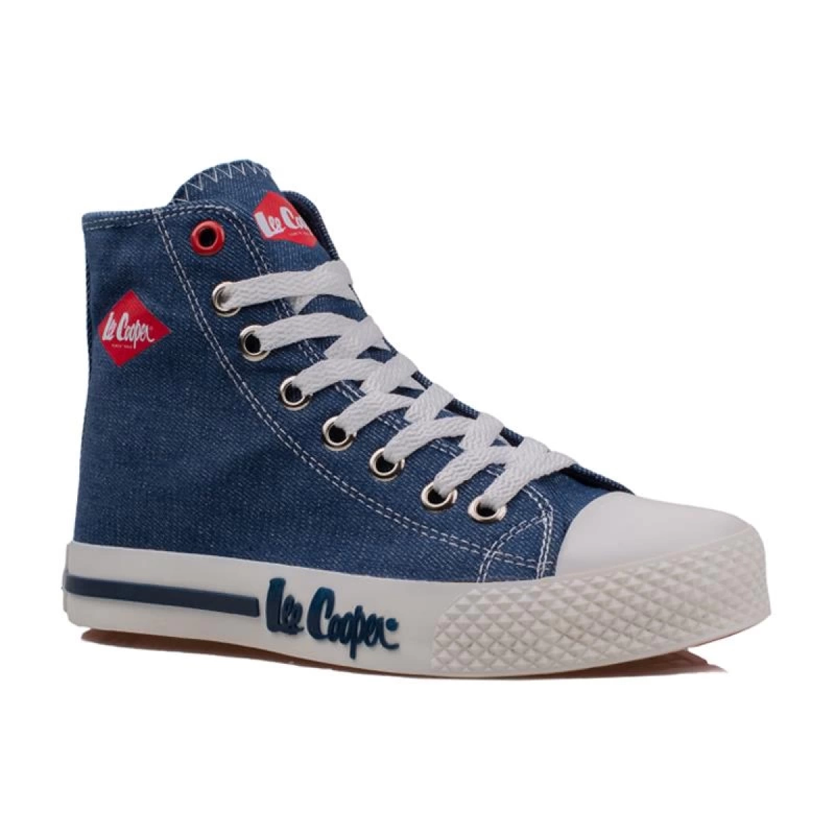 Lee Cooper Uzun Boğaz Kot Erkek Sneaker Lacivert