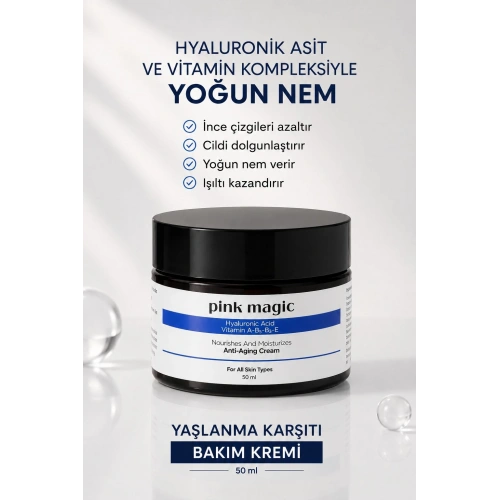 Yaşlanma ve Kırışıklık Karşıtı Besleyici ve Nemlendirici Yüz Kremi