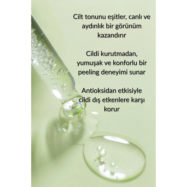%8 AHA & %2 BHA Peeling Serum - Cilt Tonu Eşitleyici & Yenileyici & Canlandırıcı