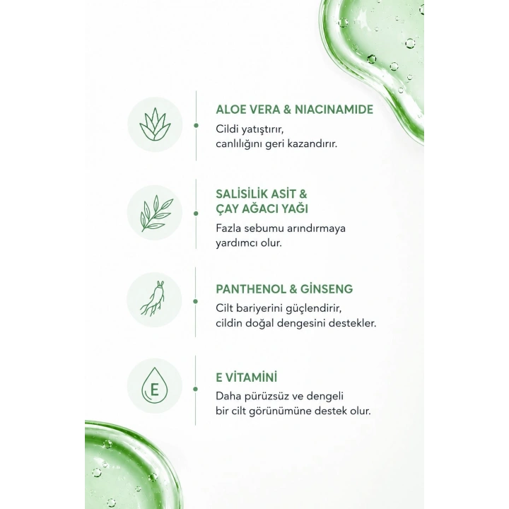 Arındırıcı Yüz Temizleme Jeli - Normal, Karma ve Yağlı Ciltlere Özel